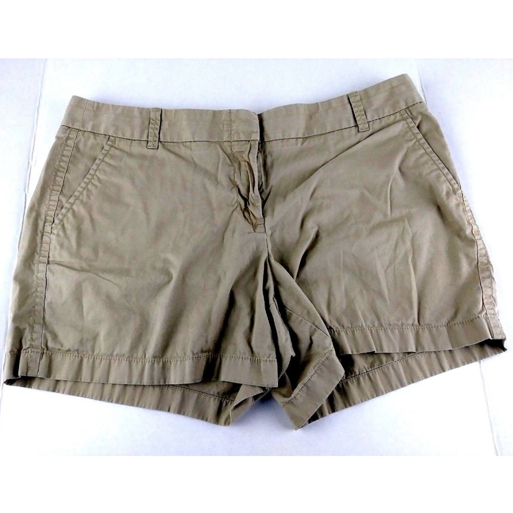 J. Crew Chino Womens Size 14 Khaki Casual Shorts